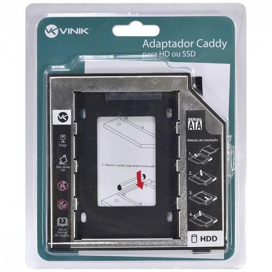 Imagem de Adaptador CADDY para HD ou SSD Gaveta DVD Notebook AC-95 Vinik 32806