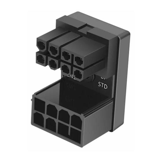 Imagem de Adaptador Conector 180 Graus Energia Placa De Video Gpu Vga