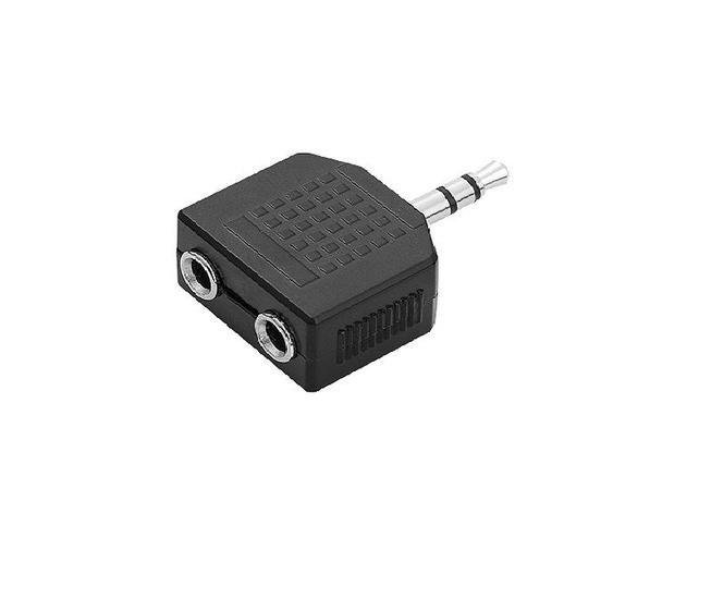 Imagem de Adaptador Conector 2P2 Fêmea X P2 Macho Duplicador Áudio 2p