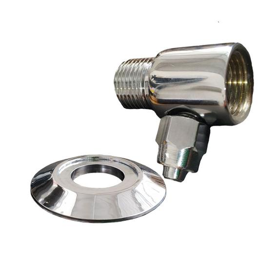 Imagem de Adaptador Conexão Rosca 1/2 Mangueira 1/4 Compatível Bebedouro  Purificador Consul Electrolux +Canopla