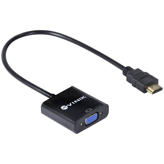 Imagem de Adaptador Conversor Hdmi Macho Para Vga Fêmea 25cm