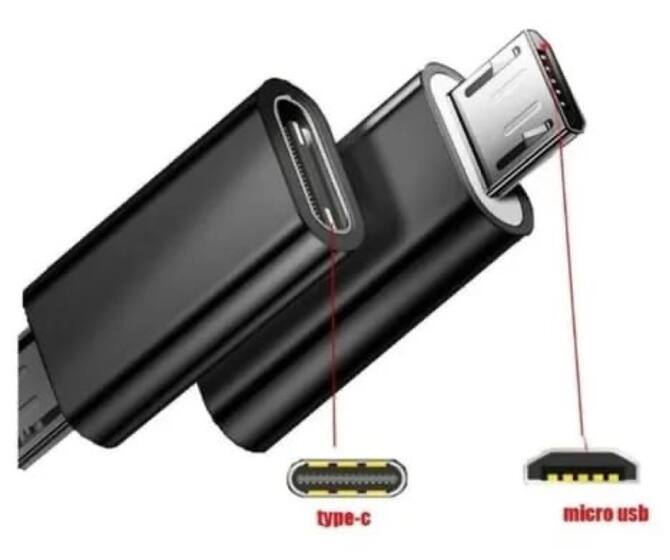 Let Micro Adaptador Conversor Micro Usb Type B V8 Macho X Tipo C Femea - Ideal ...