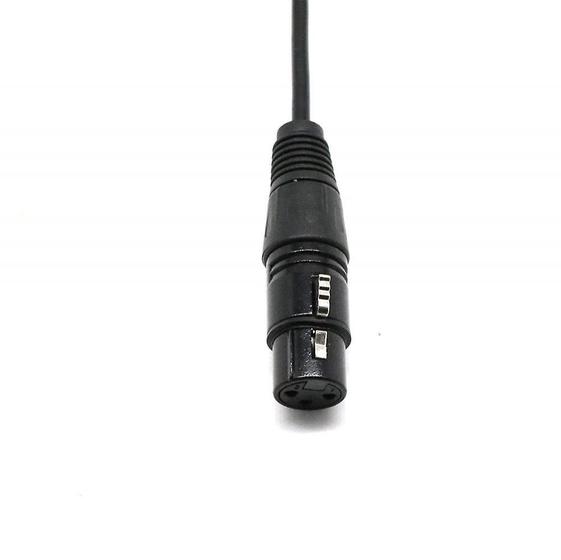 Imagem de Adaptador Conversor XLR 3 Pinos Fêmea para RJ45 Macho - 15cm