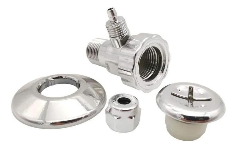 Imagem de Adaptador Cromado Abs 8Mm Compatível Com Purificador Latina