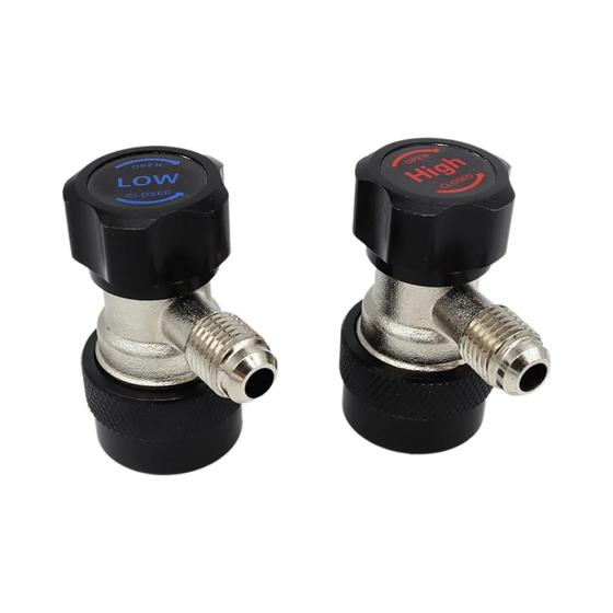 Adattatore Da R1234Yf A R134A - Raccordi AC Attacco Rapido,Kit Di - Foto 4