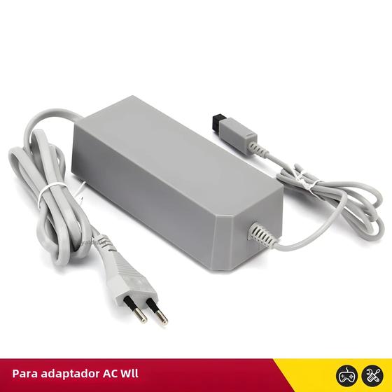 Imagem de Adaptador de Alimentação 12V 3.7A para Nintendo Wii - Carregador com Plugs UE e EUA (100-240V)