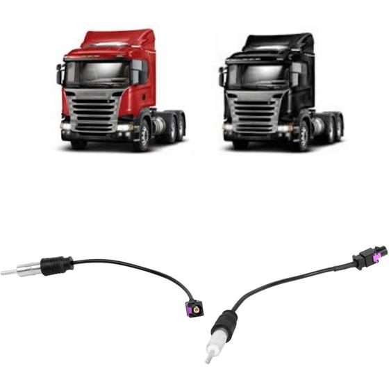 Imagem de ADAPTADOR DE ANTENA LINHA CAMINHAO SCANIA SERIE 4 e 5 PGR