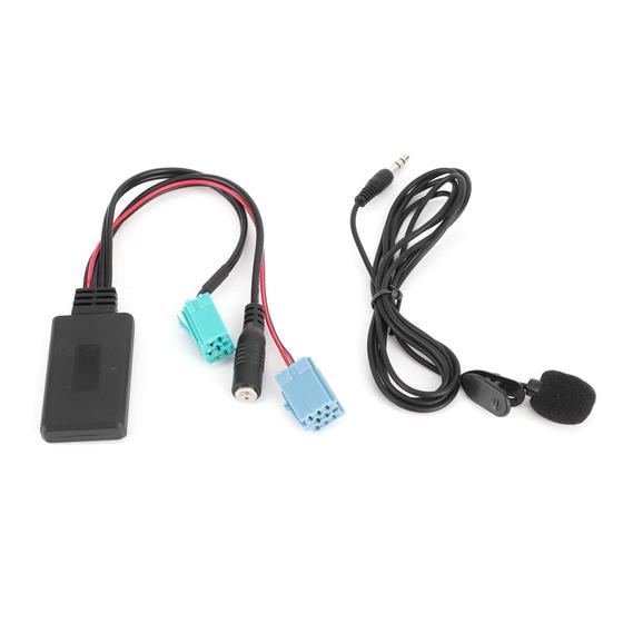 Imagem de Adaptador de áudio Bluetooth Aramox DC12V 6Pin com microfone Renault