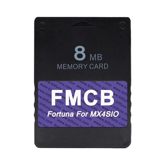 Imagem de Adaptador de Cartão de Memória PS2 Slim - Bitfunx Fortuna Free McBoot OPL SD para PS2 MX4SIO