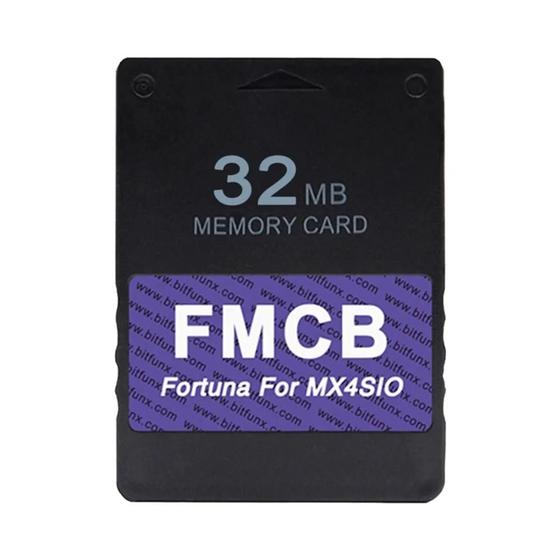 Imagem de Adaptador de Cartão de Memória PS2 Slim - Bitfunx Fortuna Free McBoot OPL SD para PS2 MX4SIO