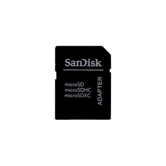 Imagem de Adaptador de cartão de memória SanDisk microSD para SD, preto