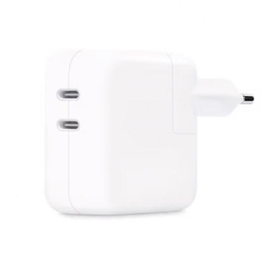 Adaptador de Energia USB de 35W com Duas Portas Branco - Apple - MNWP3BZ/A Imagem de Adaptador de Energia USB de 35W com Duas Portas Branco - Apple - MNWP3BZ/A