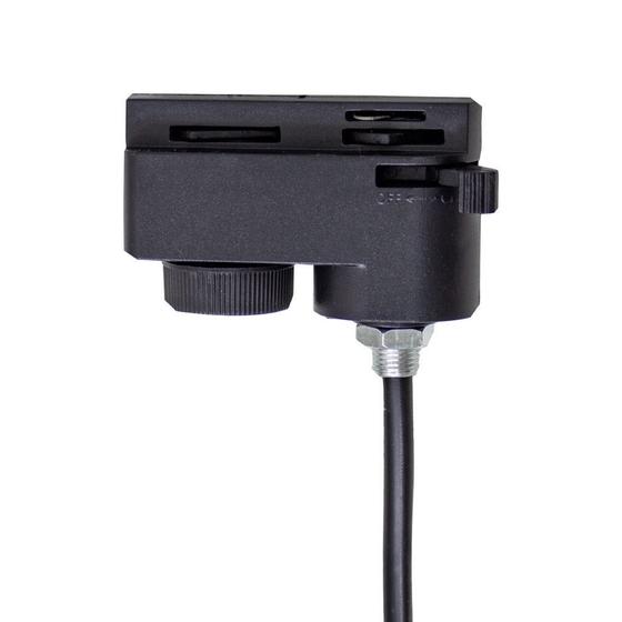 Imagem de Adaptador de Pendente Trilho Eletrificado Preto Bivolt