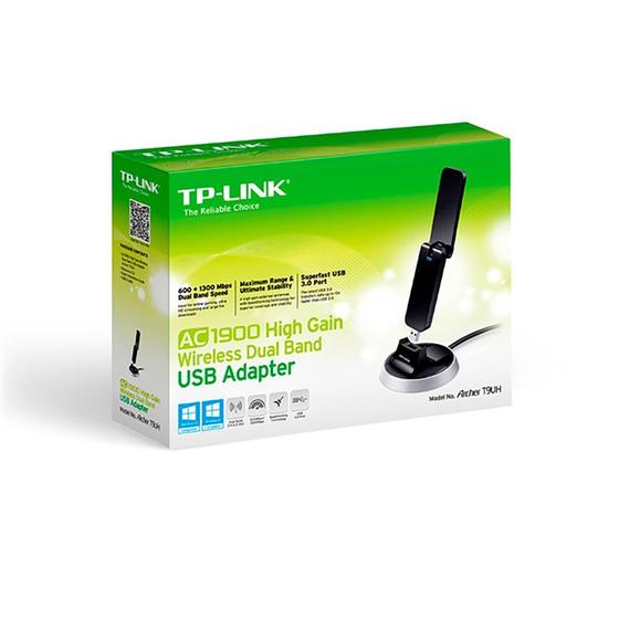 Adaptador de Rede Wireless Tp-link Archer T9UH Ac1900 Usb Menor preço em Adaptador de Rede Wireless Tp-link Archer T9UH Ac1900 Usb