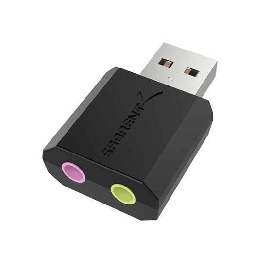 Imagem de Adaptador de Som USB Stereo - Plug and Play (AU-MMSA)