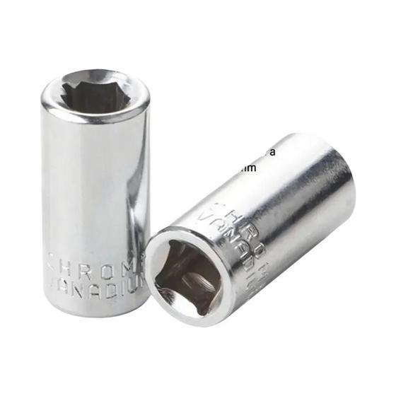 Imagem de Adaptador de Soquete Universal com Catraca Hexagonal - Conversor de Chave de Impacto 1/4"