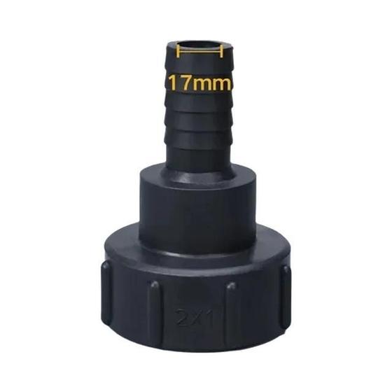 Imagem de Adaptador de Tanque IBC S60x6 Engrossado - Conector de Válvula com Rosca Grossa