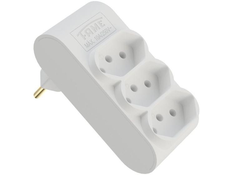 Menor preço em Adaptador de Tomada 3 Saídas 10A Fame
