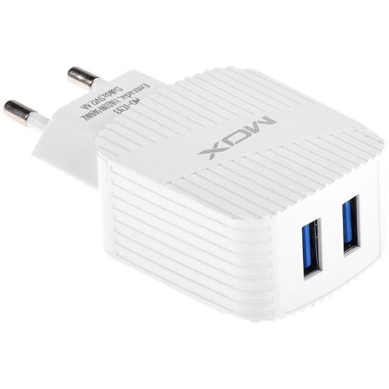 Imagem de Adaptador de Tomada Mox MO-TC93 2 USB - Branco