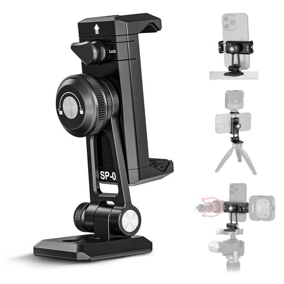 Imagem de Adaptador de Tripé Neewer para Celular - Base Arca QR em Metal