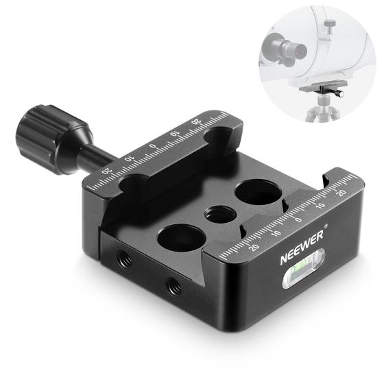 Imagem de Adaptador de Tripé Neewer QR011 com Base Saddle Clamp para Telescópio