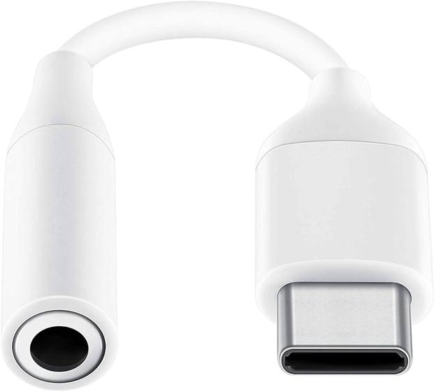 Imagem de Adaptador De USB-C Para Conector De Áudio (3.5mm)  Branco
