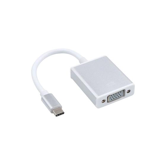 Imagem de Adaptador De Usb-c Para Vga - Conversor Type C Usb 3.1