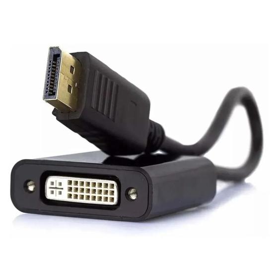 Imagem de Adaptador Displayport Macho para DVI Fêmea 24 + 5