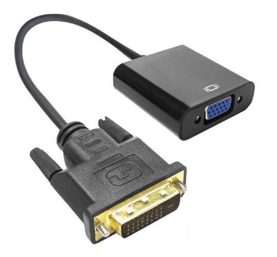 Imagem de Adaptador DVI-D Macho para VGA Fêmea  Lotus  Preto