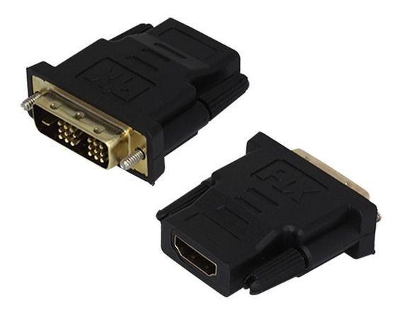 Imagem de Adaptador dvi - dvi macho para hdmi femea