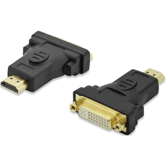 Imagem de Adaptador DVI Fêmea para HDMI Macho
