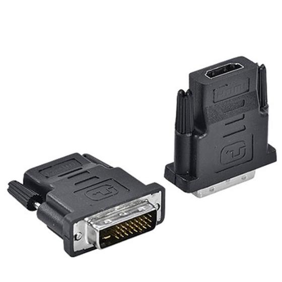 Imagem de Adaptador Dvi Macho Para Hdmi Fêmea Adapitador Cabo Conector