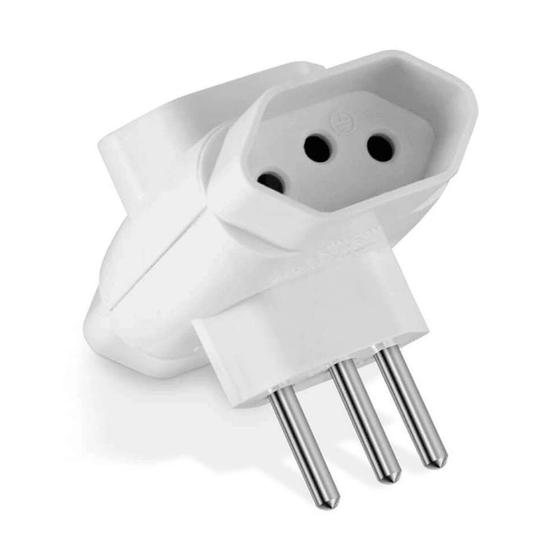 Imagem de Adaptador em T Multilaser 3 Saídas e 3 Pinos 1 Unidade