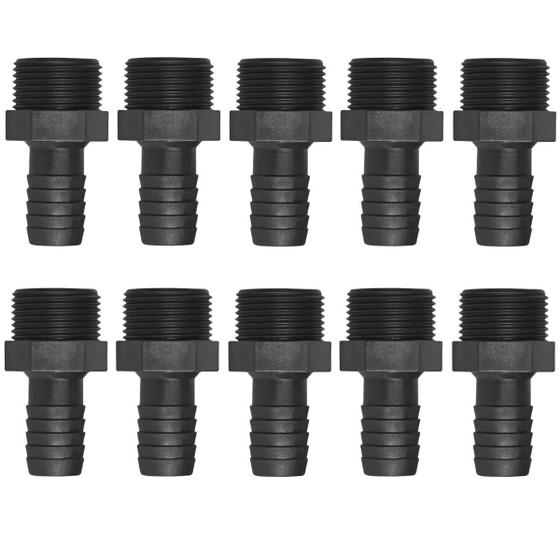 Imagem de Adaptador Espigão Rosca Externa Mangueira 1 Para 3/4 10 Un