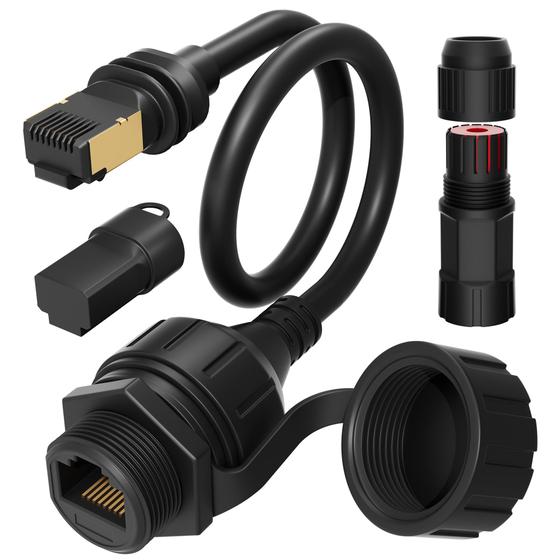 Imagem de Adaptador Ethernet EAZUSE para Starlink Gen 3/Mini com Extensor de Cabo