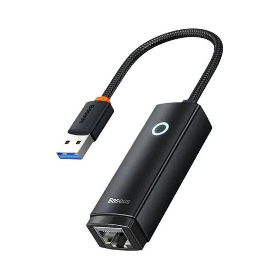 Imagem de Adaptador Ethernet USB-C Gigabit Baseus - Alumínio para MacBook Pro e Laptops