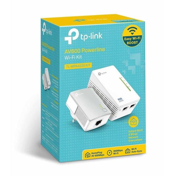 Imagem de Adaptador Extensor Wifi Tp-Link Tl-Wpa4220t Kit Powerline - 195 - tp-link