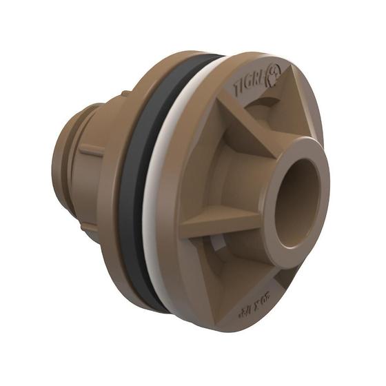 Imagem de Adaptador Flange Soldavel / Roscável Caixa De Água marrom 20mmx1/2