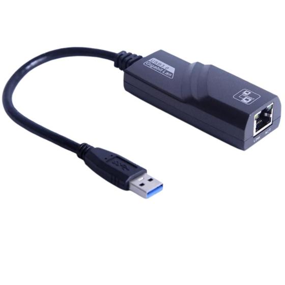 Imagem de Adaptador Gigabit Lan Rede Usb 3.0 Ethernet 10/100/1000 Note