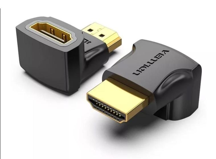Adaptador Hdmi 90º Graus Macho X Femea Aiob0 Vention Menor preço em Adaptador Hdmi 90º Graus Macho X Femea Aiob0 Vention