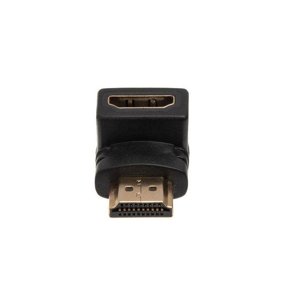 Imagem de Adaptador HDMI em L macho-fêmea 90º