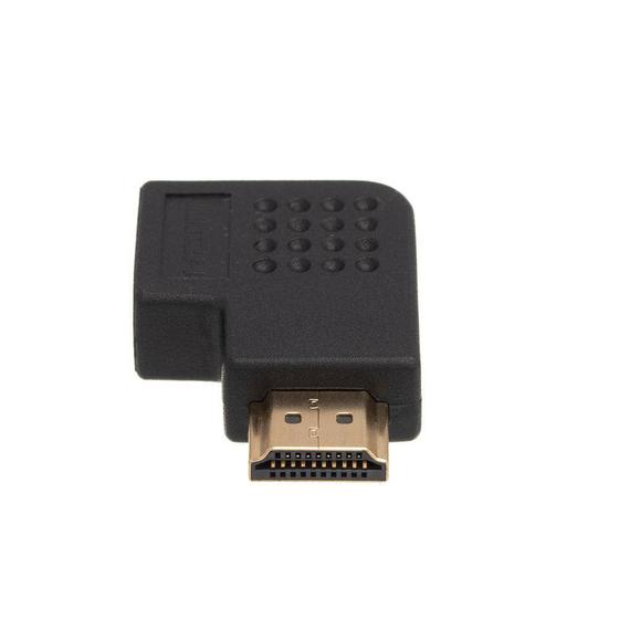 Imagem de Adaptador HDMI em L macho-fêmea direita