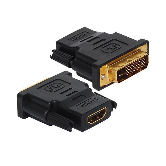 Imagem de Adaptador Hdmi Fêmea X Dvi-d Macho 24+1