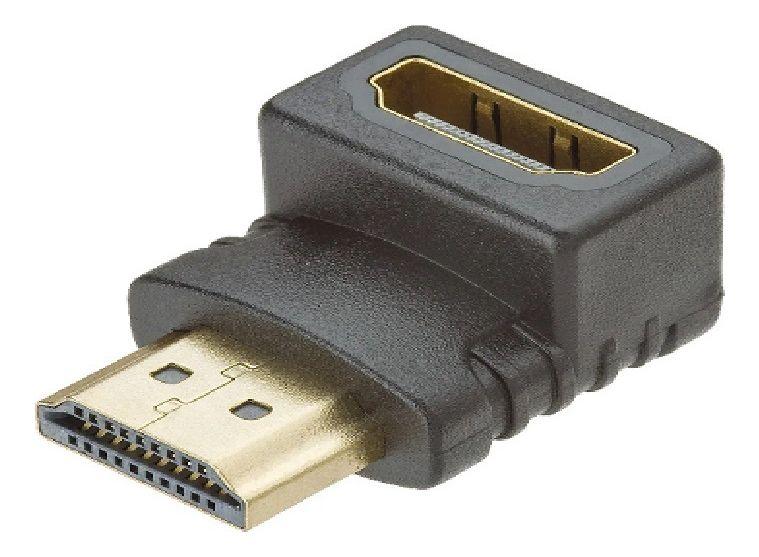 Imagem de Adaptador Hdmi Macho X Hdmi Fêmea 90 Tebera