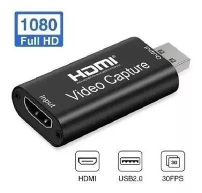 Imagem de Adaptador Hdmi P/ Usb 3.0 Placa Captura Vídeo 4k Notebook