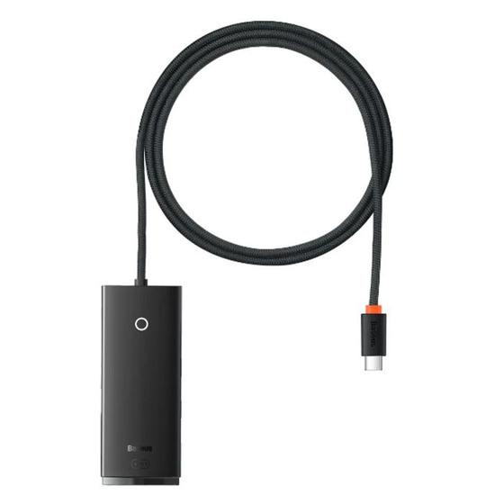 Adaptador Hub Baseus S eries 4 Portas USB-C para 3.0 4 1m Preto Menor preço em Adaptador Hub Baseus S eries 4 Portas USB-C para 3.0 4 1m Preto