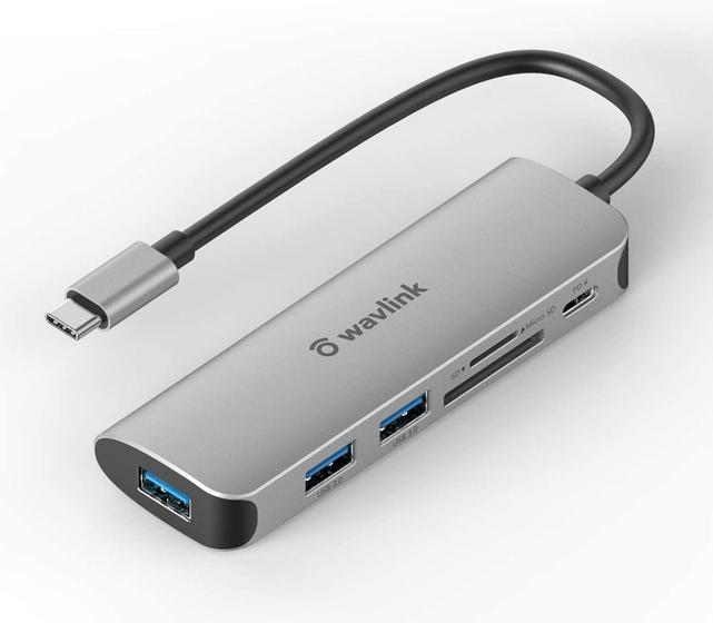 Imagem de Adaptador Hub Usb-c 6 Em 1 Multi-function Dock Station