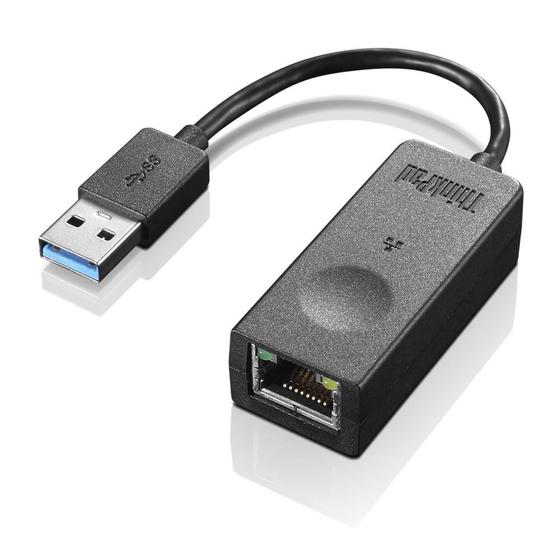 Imagem de Adaptador Lenovo ThinkPad USB 3.0 para Ethernet 4X90S91830