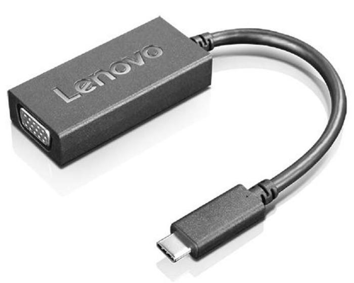 Adaptador Lenovo USB-C para VGA 4X90M42956 Menor preço em Adaptador Lenovo USB-C para VGA 4X90M42956