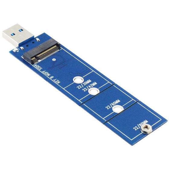 Imagem de Adaptador M.2 para USB GODSHARK B Key M.2 SSD USB 3.0